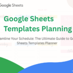 google sheets templates planner