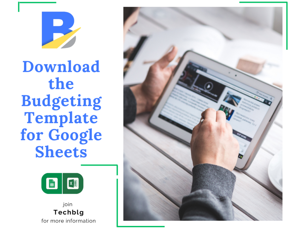Download the Budgeting Template for Google Sheets